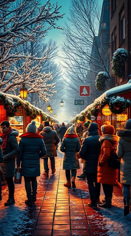 冬日集市暖意融融