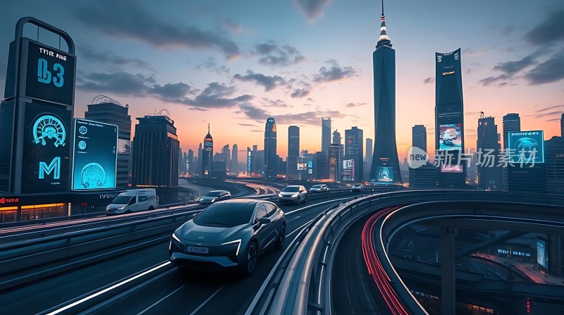 未来之城智能出行新时代