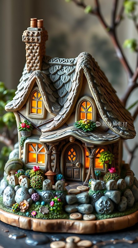 童话小屋温馨梦幻的陶瓷家园