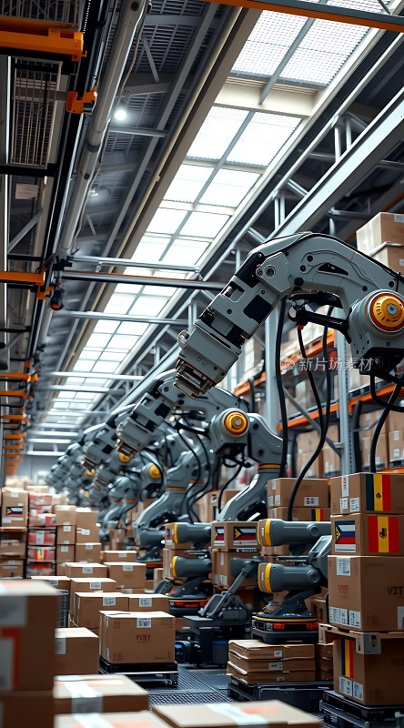 智能仓储机器人高效作业