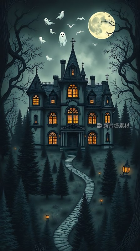 鬼影幢幢的神秘古宅