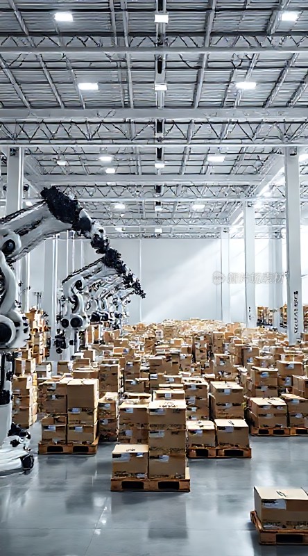 智能仓储中心机器人与货箱的协同作业