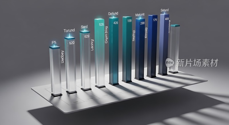 新片场素材数据可视化图表展示