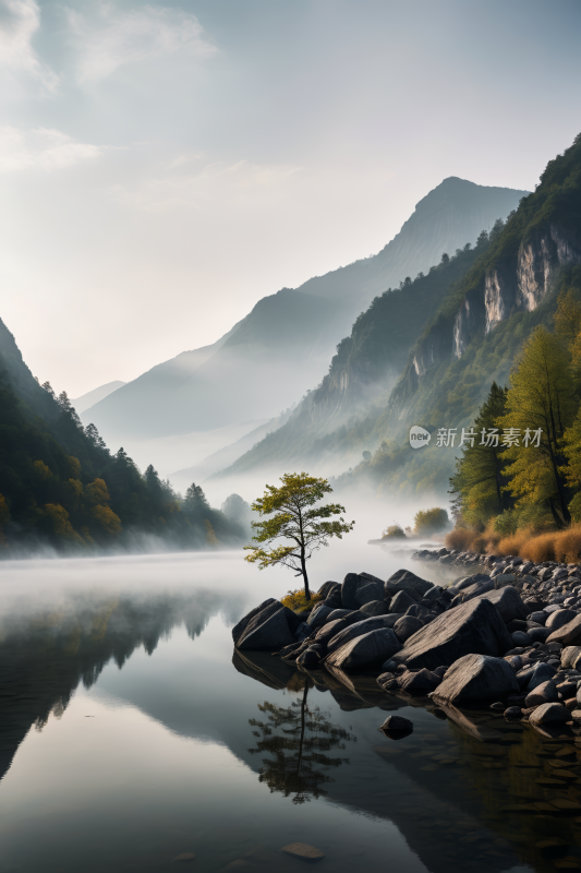 山在背景中高清风景图片