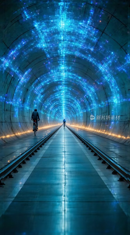 隧道光影骑行之旅