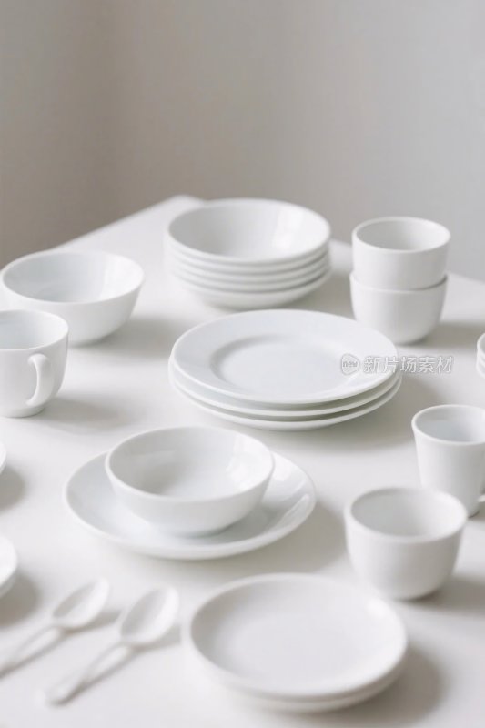 简约餐具陈列展示