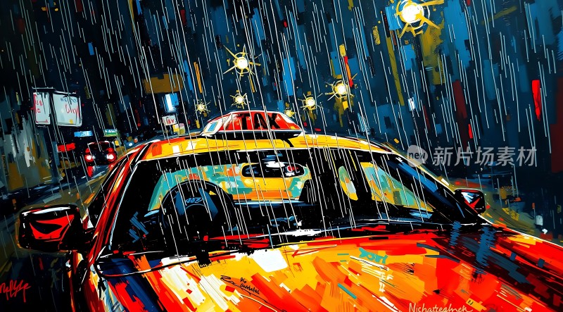 雨夜出租车