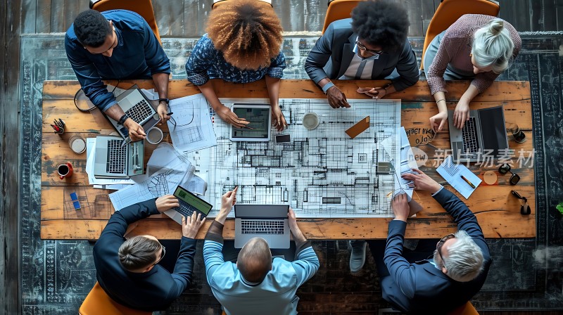 团队协作头脑风暴会议