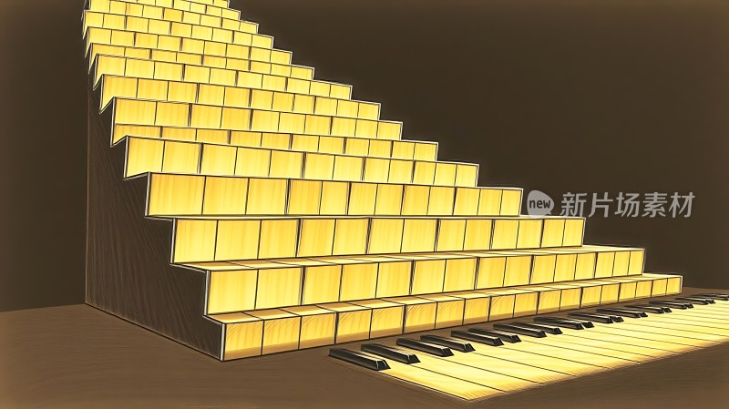 钢琴阶梯