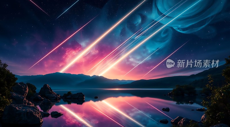 星河倒影宇宙奇观