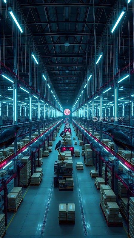 未来仓库智能物流中心