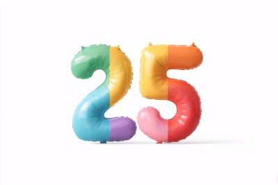 彩色气球数字 彩色气球数字