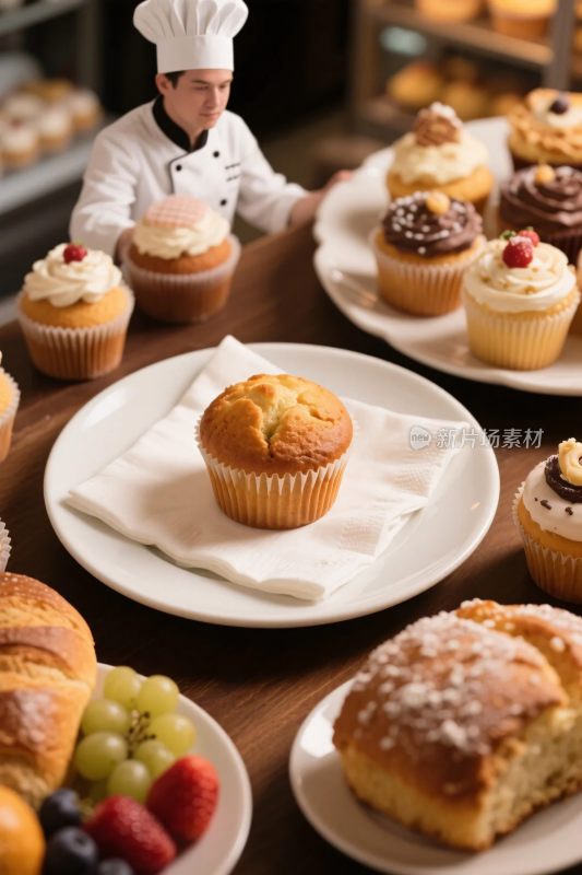 甜点烘焙展示图