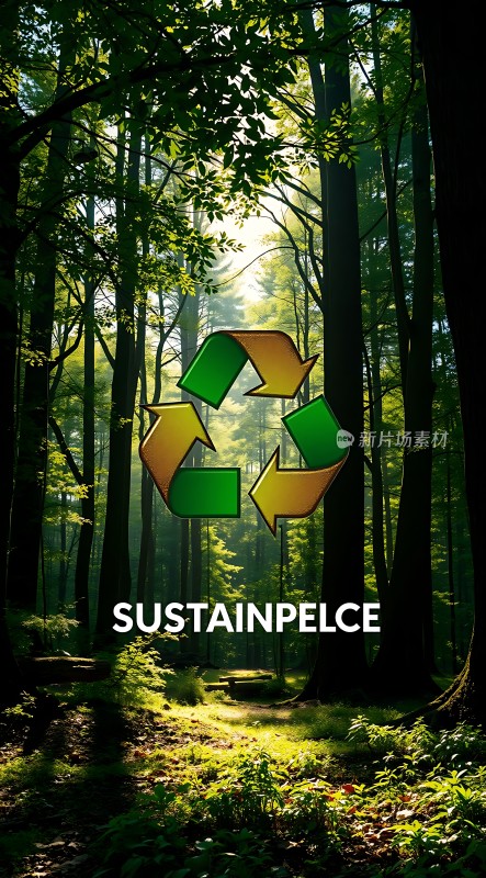 绿色循环森林可持续