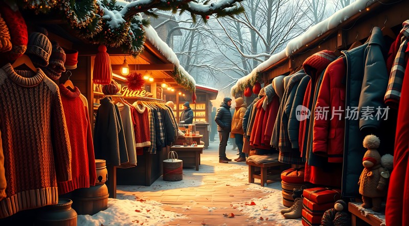 冬日集市暖意融融