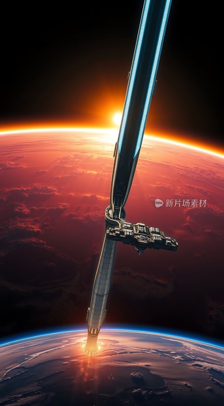 星际飞船穿越浩瀚宇宙