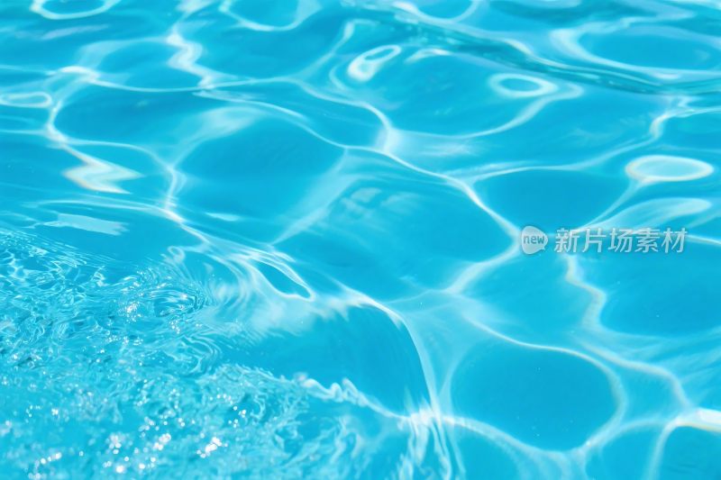 蓝色水面波纹图