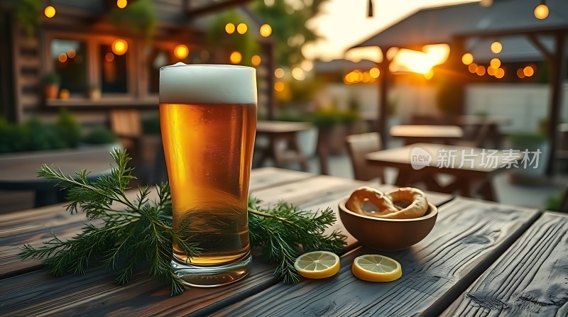 阳光下的啤酒时光