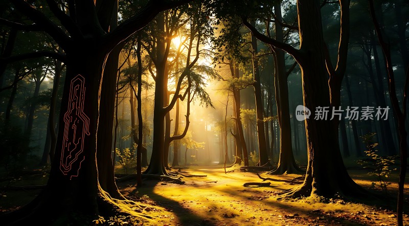 阳光森林秘境探秘