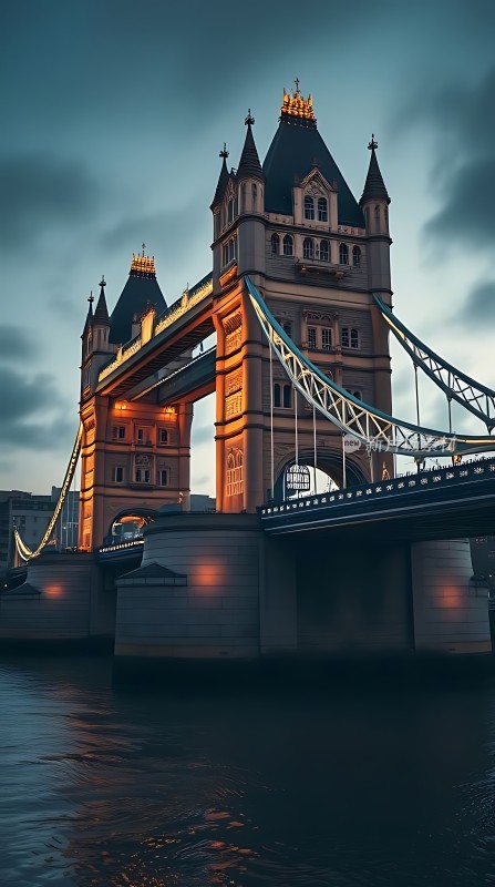 伦敦塔桥夜色