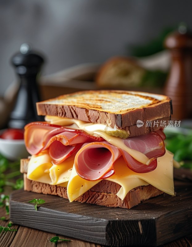 火腿奶酪三明治