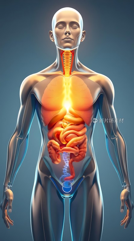 人体内部器官展示图