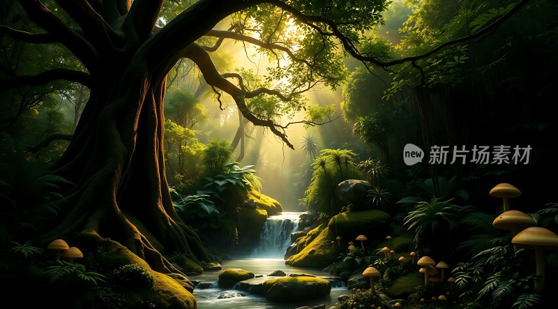 阳光森林秘境探险之旅