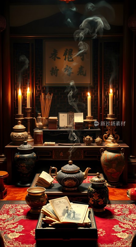 古香古色茶室雅集