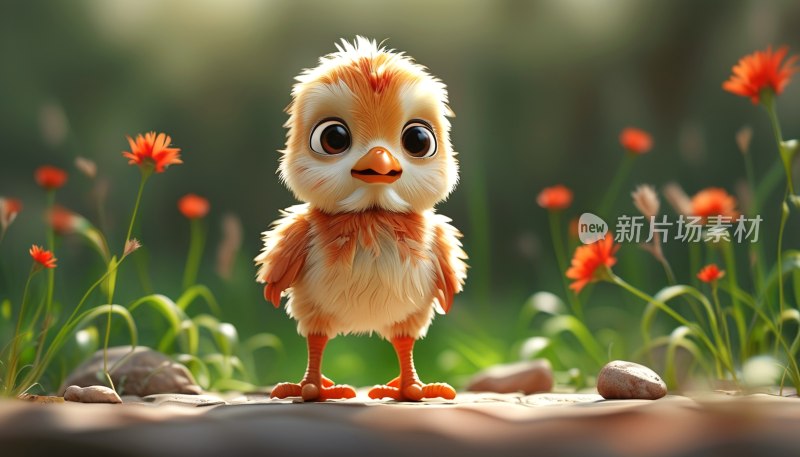 卡通小鸡素材