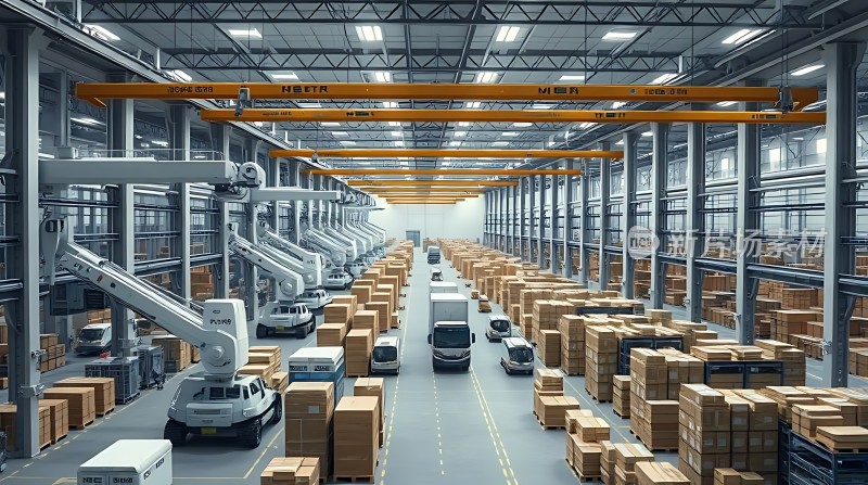 智能物流中心高效仓储与搬运系统