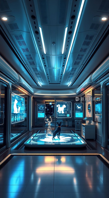 未来科技实验室人与犬互动探索未知