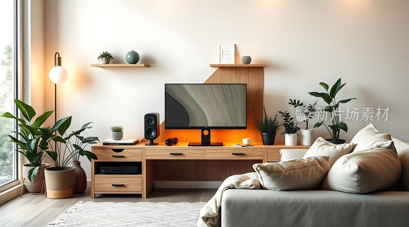 现代简约家居舒适生活空间