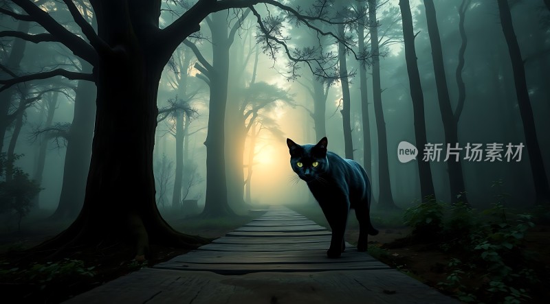 黑猫迷雾森林探秘