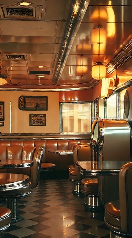 复古餐厅温馨氛围