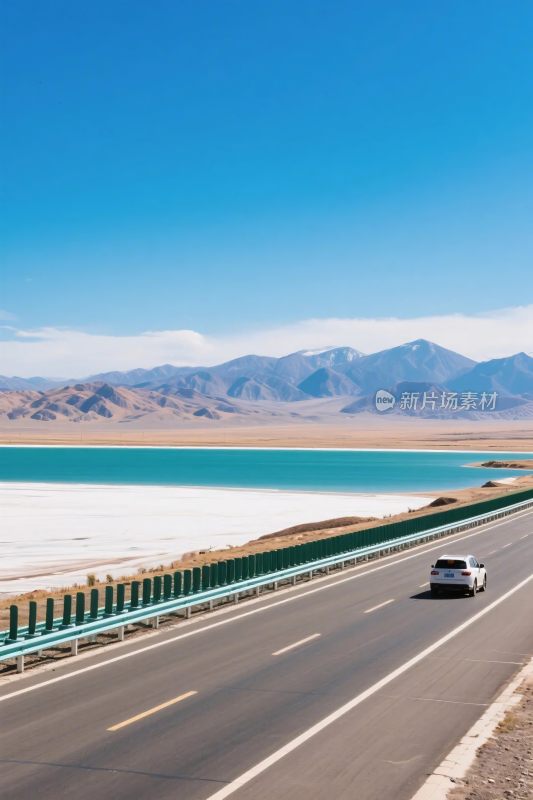 公路山水风景图