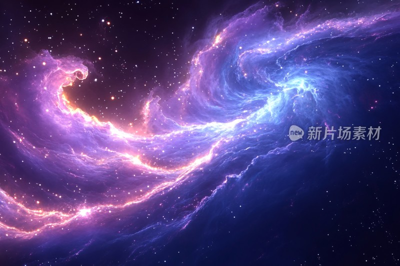 梦幻绚丽的宇宙星云景象
