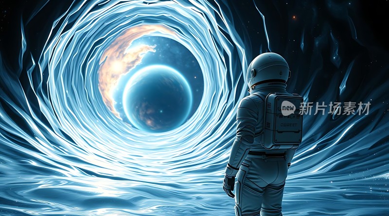 宇航员探索未知宇宙之旅
