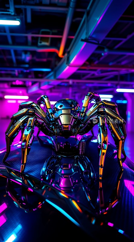 机械蜘蛛未来科技感十足