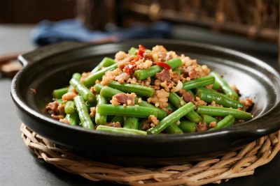 家常豆角炒肉