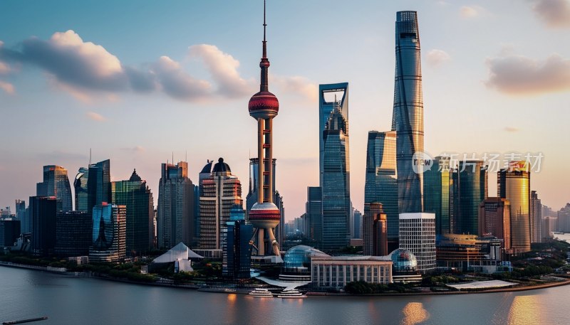 东方明珠璀璨夜色