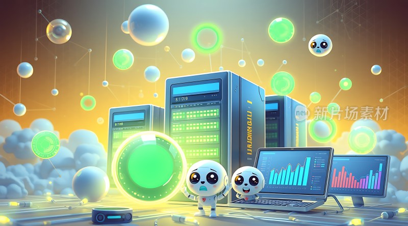 科技小精灵与服务器互动