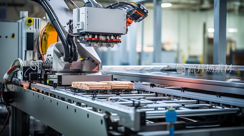 工业机器人精准操作生产线