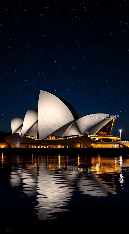 悉尼歌剧院夜景