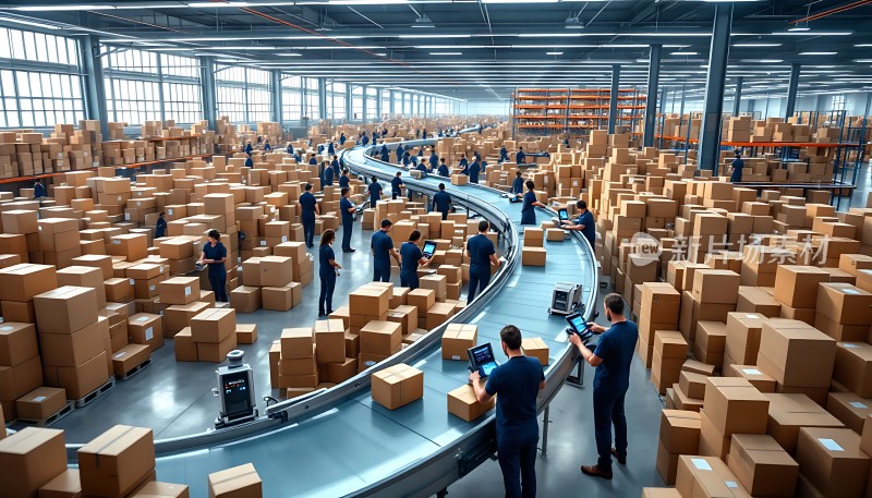 智能物流中心高效运作