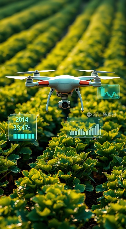 无人机监测农田生长状况
