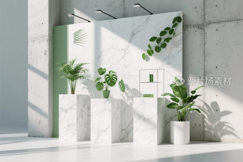 现代简约绿植空间