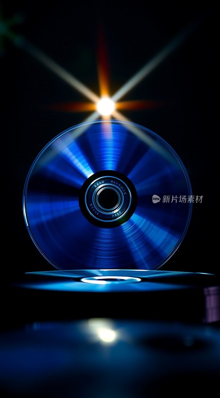 光盘闪耀光芒