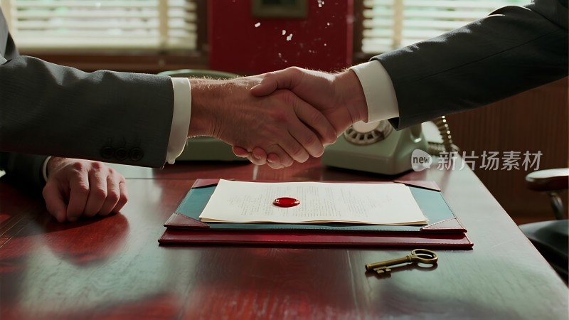 商务合作握手协议