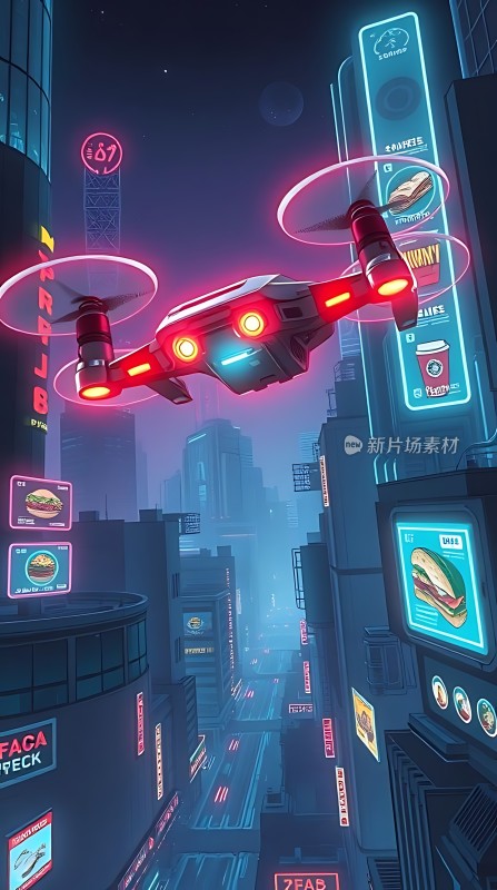 未来城市中的无人机配送服务