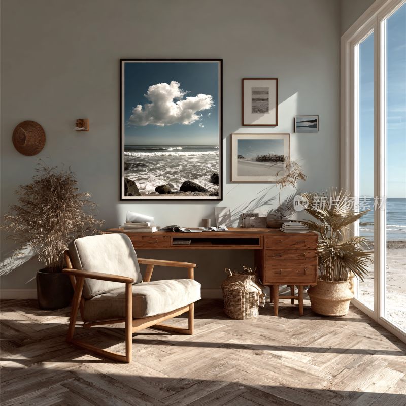 室内海景装饰画场景